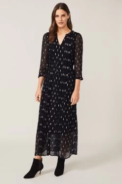 Phase Eight Blue Komal Shimmer Maxi Dress