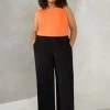 Live Unlimited Curve Wide Leg Black Trousers 2 Live Unlimited Curve Wide Leg Black Trousers -Fashion Women 178519s