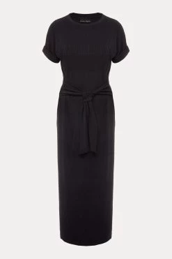 Phase Eight Yazmina Jersey Sleeveless Black Midi Dress -Fashion Women 190129s6