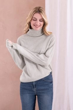 Celtic & Co. Geelong Slouch Roll Neck Jumper