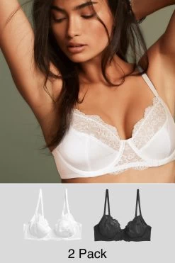 Next Non Pad Full Cup Bras 2 Pack -Fashion Women 192148s