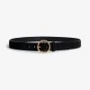 Next Black Faux Suede Belt -Fashion Women 200 046s