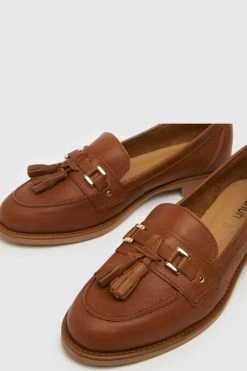 Schuh Liv Leather Tassel Brown Loafers -Fashion Women 229179s4