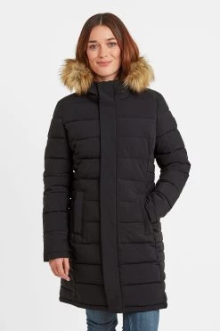 Tog 24 Firbeck Womens Black Long Insulated Jacket