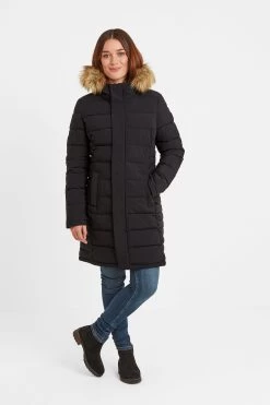 Tog 24 Firbeck Womens Black Long Insulated Jacket -Fashion Women 255544s3