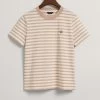 GANT Stripe Icon Logo T-Shirt -Fashion Women 333863s