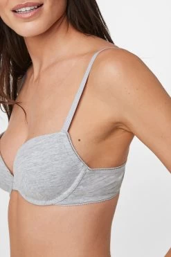 Next Navy Blue/Grey Marl/White First Bras 3 Pack 16 Next Navy Blue/Grey Marl/White First Bras 3 Pack -Fashion Women 383941s4