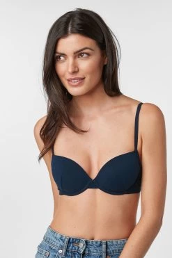 Next Navy Blue/Grey Marl/White First Bras 3 Pack 17 Next Navy Blue/Grey Marl/White First Bras 3 Pack -Fashion Women 383941s5