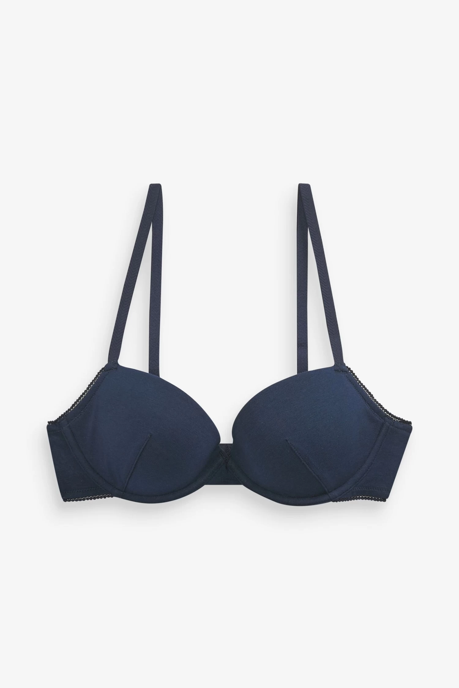 Next Navy Blue/Grey Marl/White First Bras 3 Pack 11 Next Navy Blue/Grey Marl/White First Bras 3 Pack - Image 9