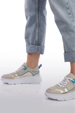 MbyModa Chunky Sole Lace Up Trainers -Fashion Women 430116s5