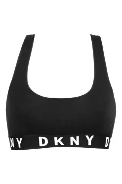 DKNY Black Logo Racerback Bralette -Fashion Women 458546s5