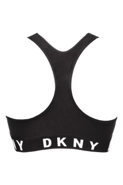 DKNY Black Logo Racerback Bralette -Fashion Women 458546s6