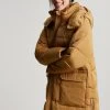 Joules Brown Whitwell Wr Mid-Length Puffer Jacket -Fashion Women 4YQ893s