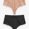 Next Tummy Control Light Shaping High Waist Thongs 2 Pack -Fashion Women 528 229s