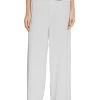 Gina Bacconi Silver Chiffon Layered Trousers With Slits -Fashion Women 532692s
