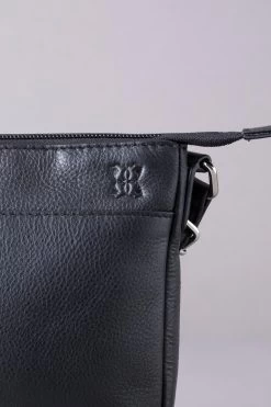 Lakeland Leather Small Black Cross-Body Bag -Fashion Women 534662s4