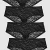 Next Black Lace Knickers 4 Pack