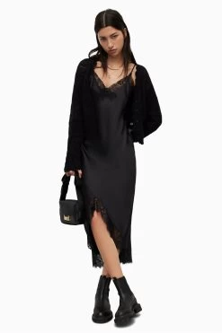 AllSaints Praia Black Dress