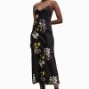 AllSaints Bryony Eugenia Black Dress -Fashion Women 559794s