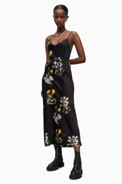 AllSaints Bryony Eugenia Black Dress