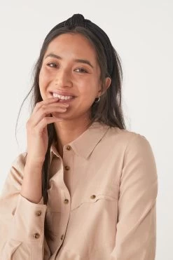 Next Black Crinkle Headband -Fashion Women 578345s2