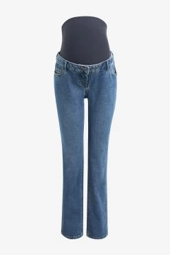 Next Dark Blue Maternity Straight Leg Jeans