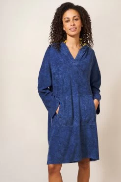 White Stuff Blue Karla Towelling Robe -Fashion Women 617094s3