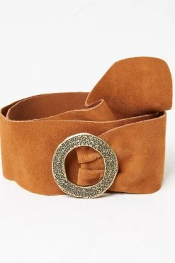 FatFace Soft Suede Wide Belt