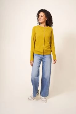 White Stuff Yellow Lulu Cardigan -Fashion Women 636075s3