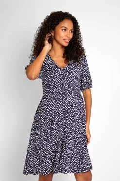 Jojo Maman Bebe JoJo Maman Bébé Ditsy Print V-Neck Maternity Dress -Fashion Women 649221s3