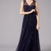 Phase Eight Blue Marcia Sequin Tulle Dress