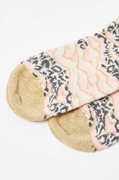 Oliver Bonas Pink Animal Mix Socks -Fashion Women 677450s4