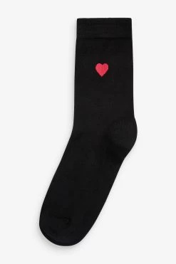 Next Heart Motif Ankle Socks Five Pack -Fashion Women 680243s3
