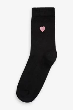 Next Heart Motif Ankle Socks Five Pack -Fashion Women 680243s5