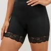 Next Black/Nude Tummy Control Shaping Lace Back Shorts 2 Pack