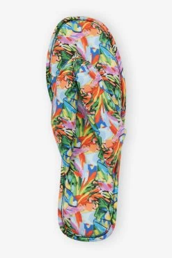 Next Linen Blend Flip Flop Slippers -Fashion Women 6989Z2s5