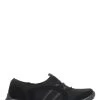Pavers Ladies Black Lightweight Slip-On Trainers