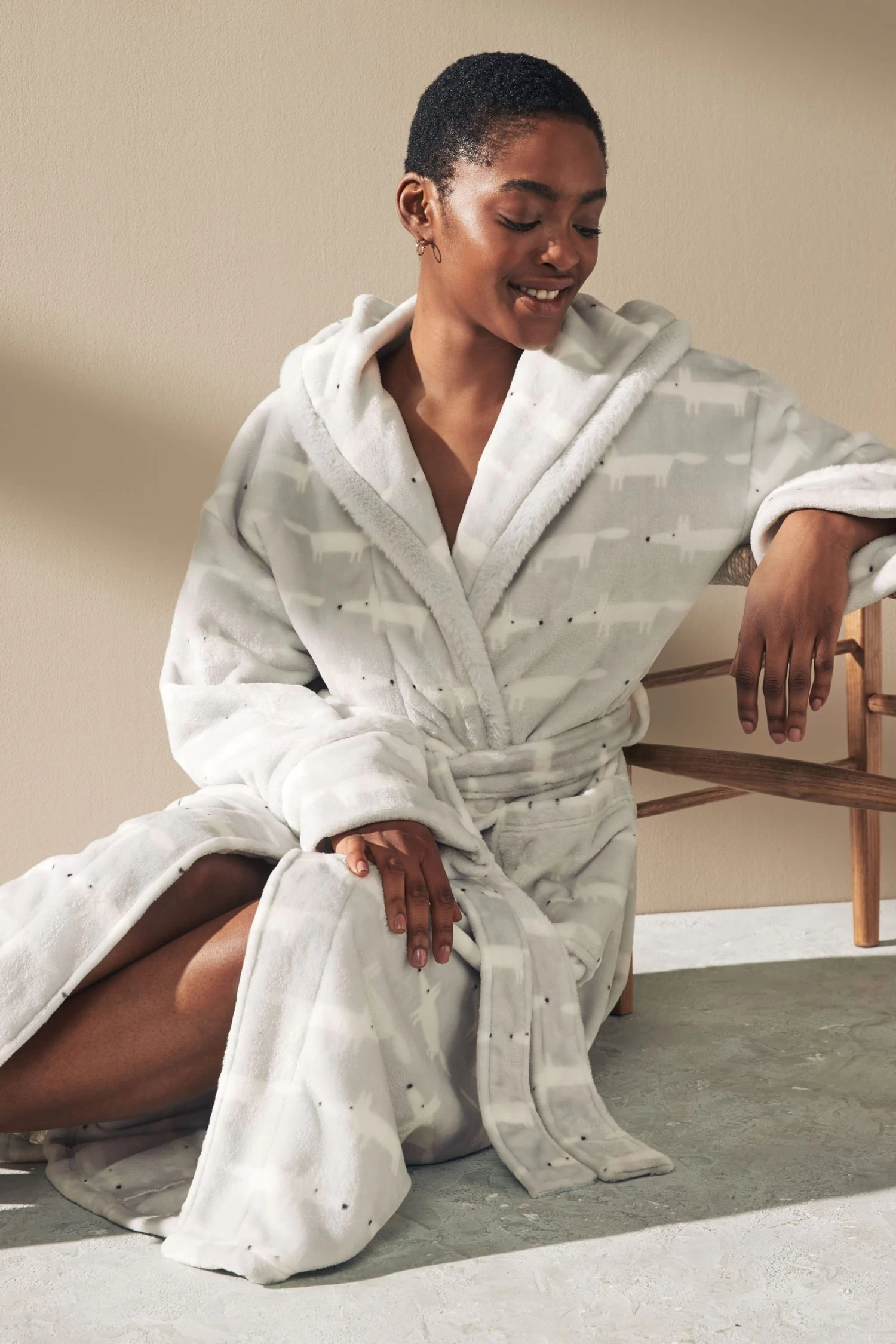 Grey Mr Fox Scion At Next Dressing Gown 8 Grey Mr Fox Scion At Next Dressing Gown - Image 6