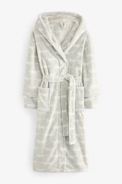 Grey Mr Fox Scion At Next Dressing Gown 21 Grey Mr Fox Scion At Next Dressing Gown -Fashion Women 770413s5