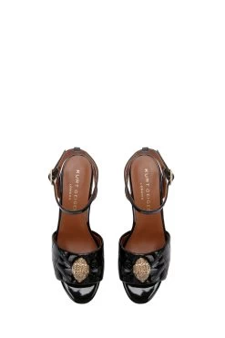 Kurt Geiger London Black Kensington Wedge Sandals -Fashion Women 818774s3