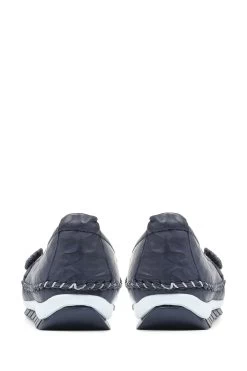 Pavers Ladies Wide Fit Casual Leather Flat Pumps 9 Pavers Ladies Wide Fit Casual Leather Flat Pumps -Fashion Women 820381s3