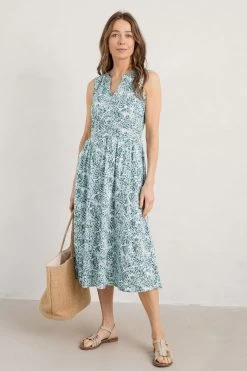 Seasalt Cornwall Shelter Bay Sleeveless Jersey Midi Dress