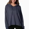 Pineapple Dip Hem Hoodie -Fashion Women 955 932s