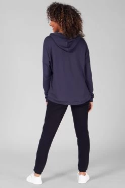 Pineapple Dip Hem Hoodie -Fashion Women 955932s2