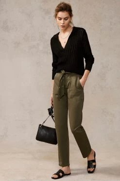Mint Velvet Belted Trousers -Fashion Women 966781s3