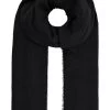 Accessorize Black Wells Supersoft Blanket -Fashion Women 970676s