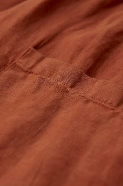 Celtic & Co. Red Linen Sleeveless Midi Dress -Fashion Women 971237s9