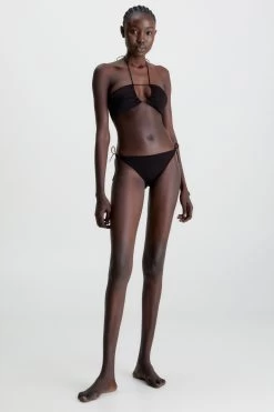 Calvin Klein Core Multi Ties Black Bralette -Fashion Women 9743V8s3