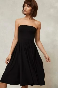 Mint Velvet Bandeau Mini Dress -Fashion Women A28998s3