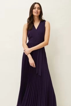 Phase Eight Blue Molly Chiffon Maxi Dress 11 Phase Eight Blue Molly Chiffon Maxi Dress -Fashion Women A32595s4